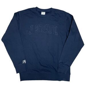 Champions Embroidered J State College Crewneck Sweatshirt‎ Pullover Size Medium